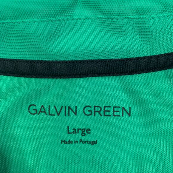 Galvin Green Polo Shirt Mens L Large SLIM Fit Stretch Performance Golf - Picture 4 of 11